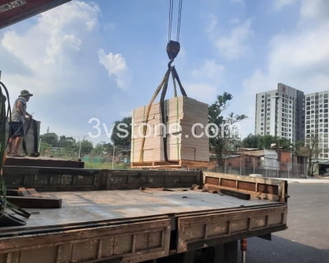 3VGroup Giao Đá Hồng Trắng Mè Cho Công Trình Quận 12