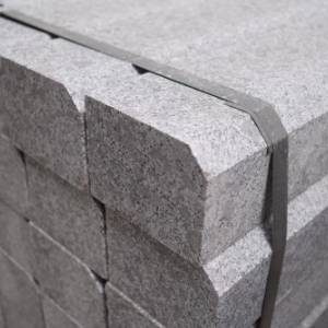 Đá Bó vỉa Tím Hoa Cà mài thô tinh