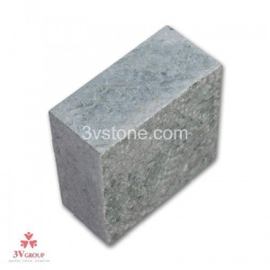 Đá Cubic Xanh Rêu cắt 5 mặt, khò 1 mặt