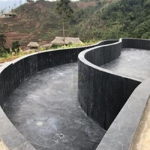 Đá Đen Hòa Bình Lát Hồ Bơi