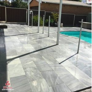 Đá Ốp Lát Hồ Bơi Sọc Dưa Nhạt