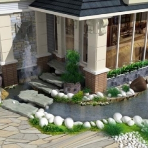 Đá tự nhiên lát sân vườn 26