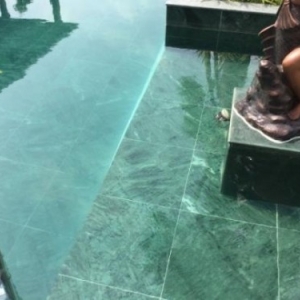 Đá xanh Thanh Hoá lát hồ bơi